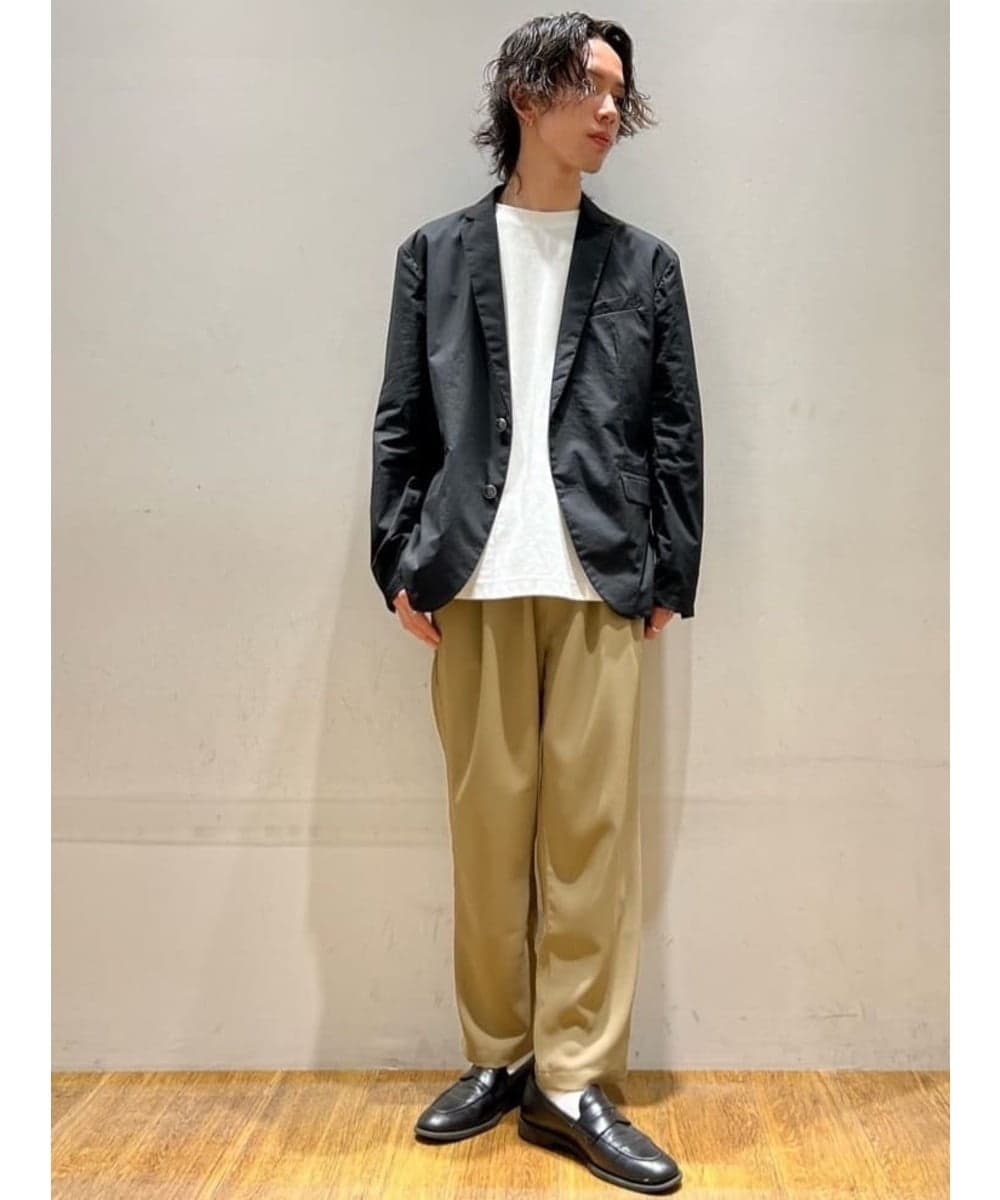 MKCGS76180 MK MICHEL KLEIN HOMME(MKミッシェルクランオム) 【DRY NYLON】 セットアップジャケット ブラック(94)