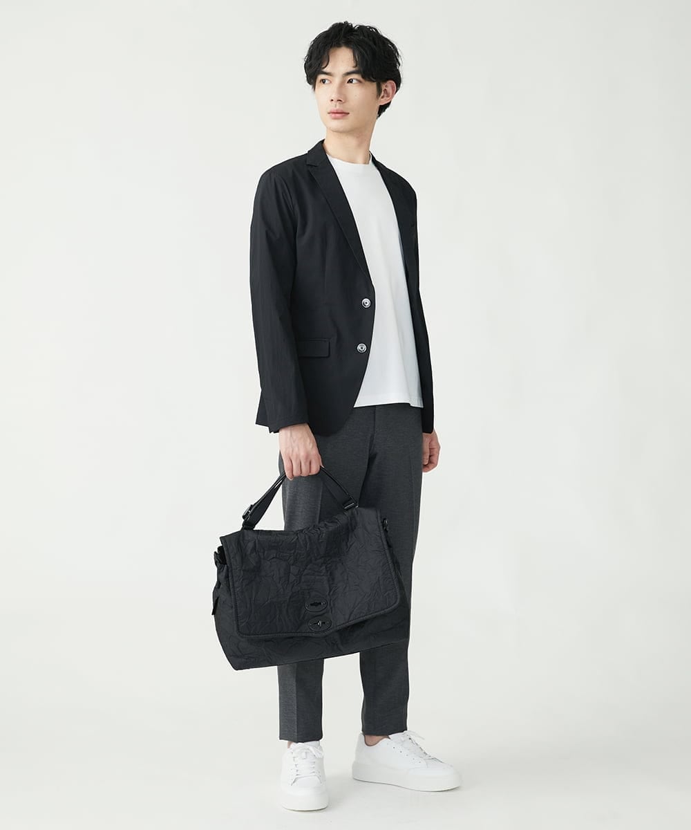 MKCGS76180 MK MICHEL KLEIN HOMME(MKミッシェルクランオム) 【DRY NYLON】 セットアップジャケット ブラック(94)