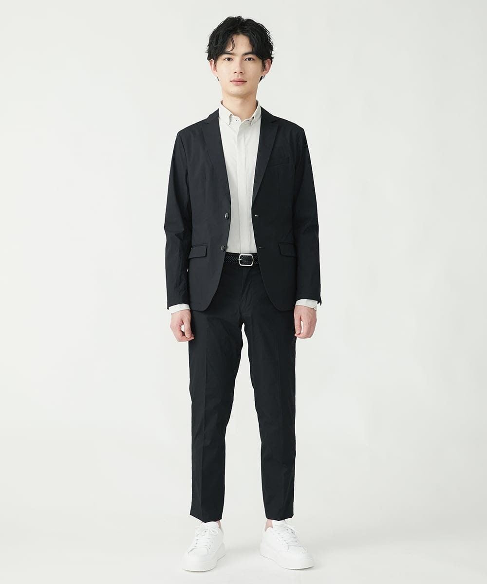 MKCGS76180 MK MICHEL KLEIN HOMME(MKミッシェルクランオム) 【DRY NYLON】 セットアップジャケット ブラック(94)