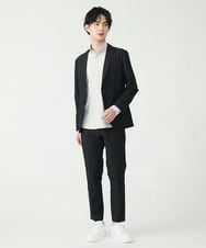 MKCGS76180 MK MICHEL KLEIN HOMME(MKミッシェルクランオム) 【DRY NYLON】 セットアップジャケット ブラック(94)