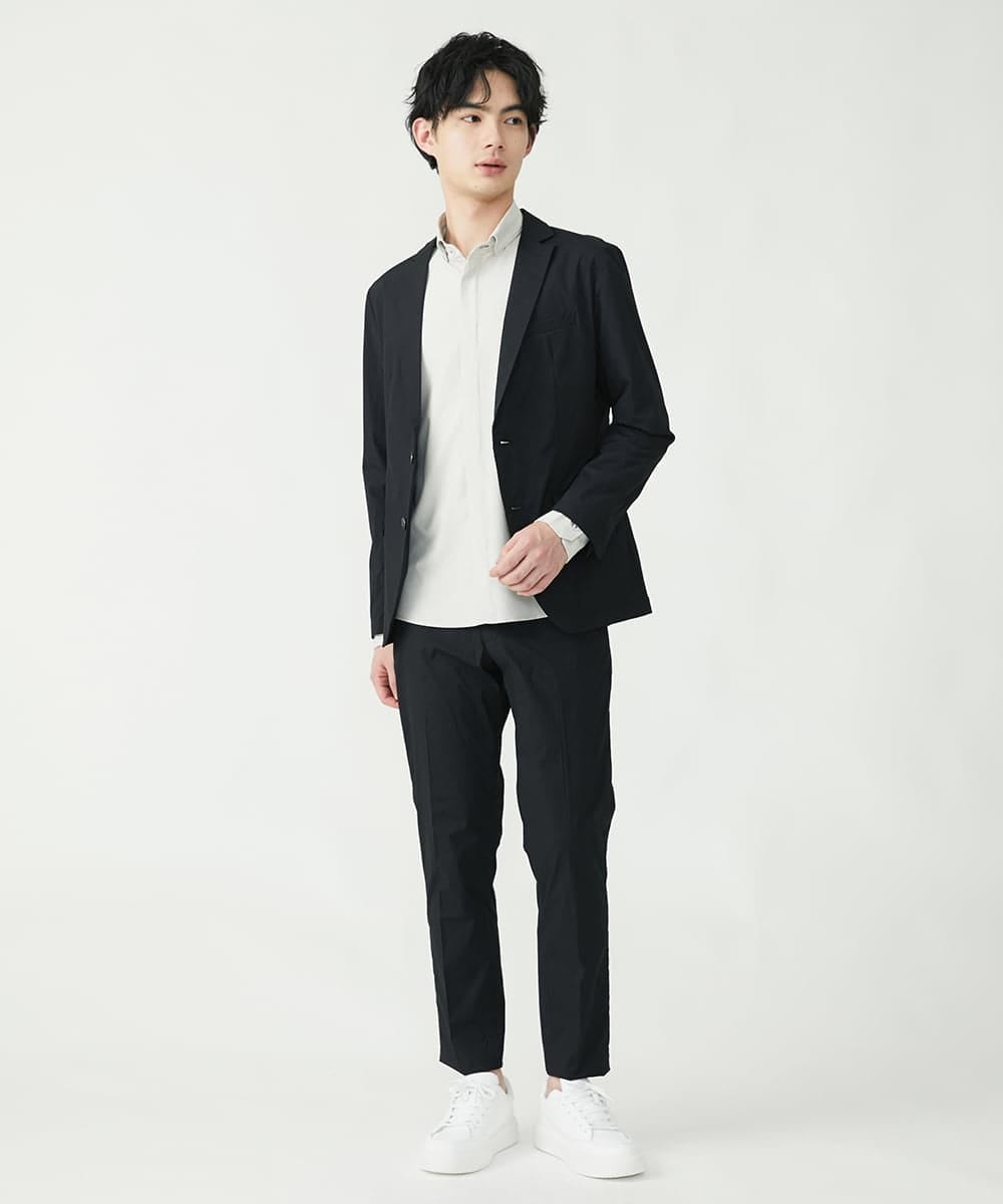 MKCGS76180 MK MICHEL KLEIN HOMME(MKミッシェルクランオム) 【DRY NYLON】 セットアップジャケット ブラック(94)
