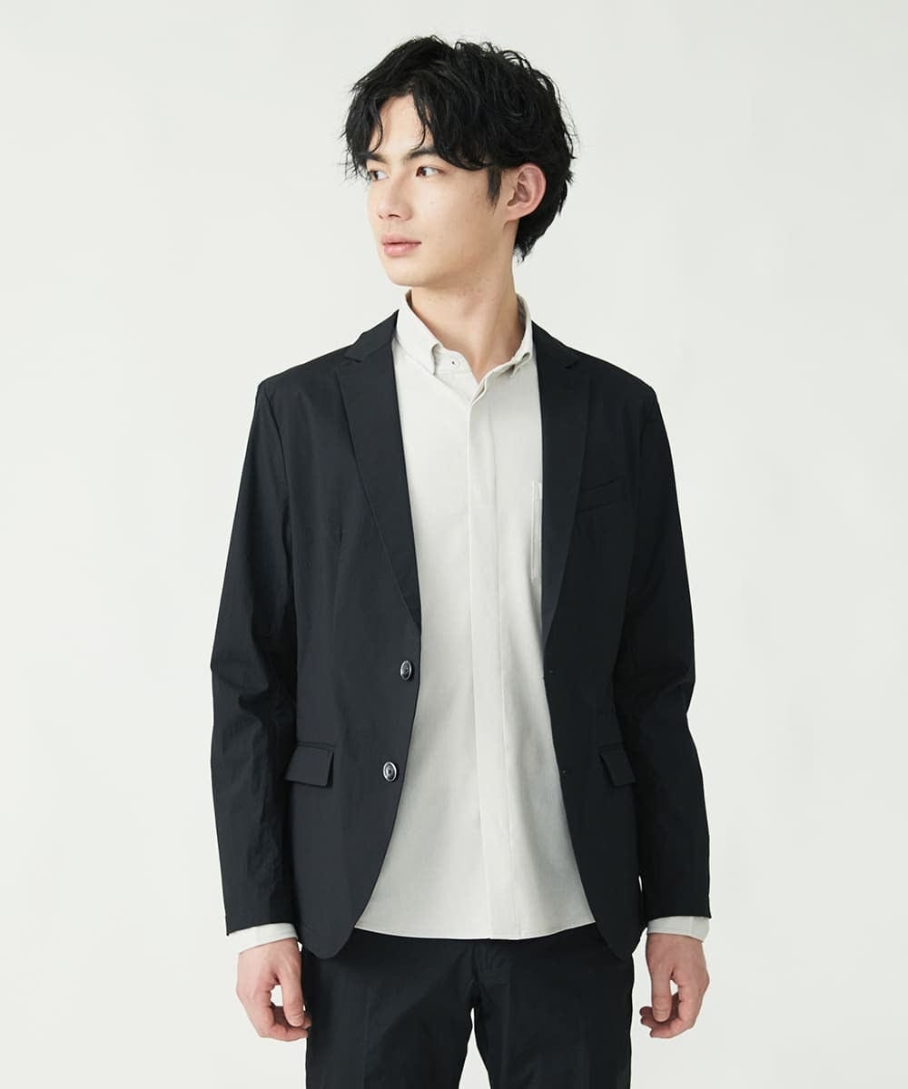 MKCGS76180 MK MICHEL KLEIN HOMME(MKミッシェルクランオム) 【DRY NYLON】 セットアップジャケット ブラック(94)