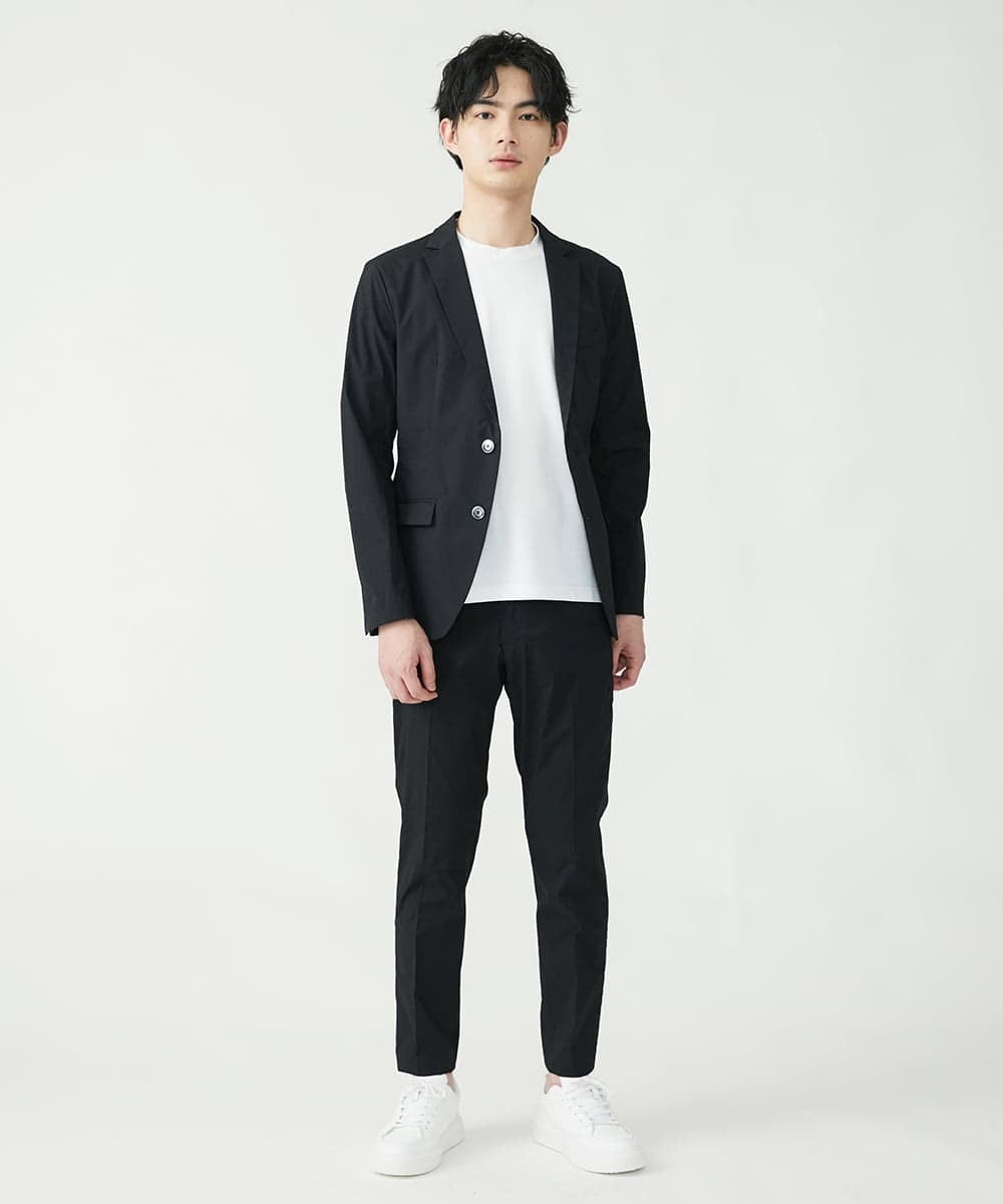 MKCGS76180 MK MICHEL KLEIN HOMME(MKミッシェルクランオム) 【DRY NYLON】 セットアップジャケット ブラック(94)