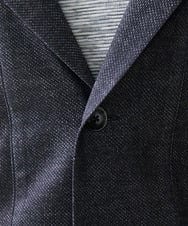 MKCGU51140 MK MICHEL KLEIN HOMME(MKミッシェルクランオム) ロングフードカーディガン / ドライメッシュ  ダークグレー(93)