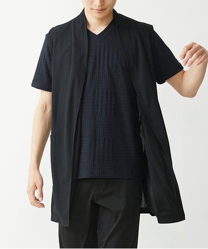 MKCGX12090 MK MICHEL KLEIN HOMME 【残りわずか／ユニセックス】ベスト / ドライメランジテレコ