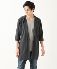 MKCHC05130 MK MICHEL KLEIN HOMME(MKミッシェルクランオム) ポリドッツコーディガン ダークグレー