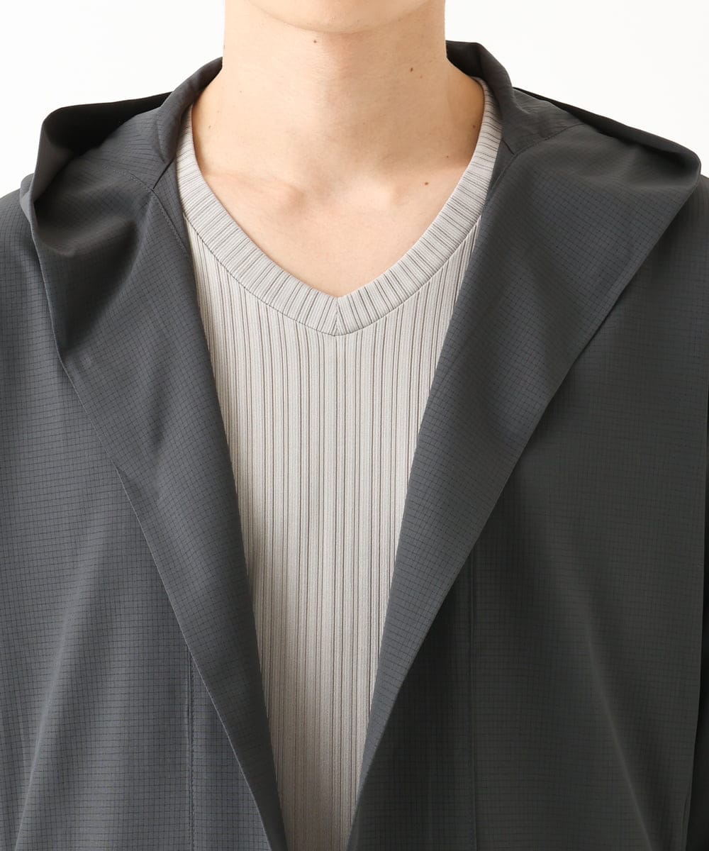MKCHC05130 MK MICHEL KLEIN HOMME(MKミッシェルクランオム) ポリドッツコーディガン ダークグレー
