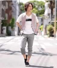 MKCHO40069 MK MICHEL KLEIN HOMME(MKミッシェルクランオム) ムライトレーヨンストレッチ ピンク
