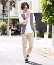 MKCHO40069 MK MICHEL KLEIN HOMME(MKミッシェルクランオム) ムライトレーヨンストレッチ グレー