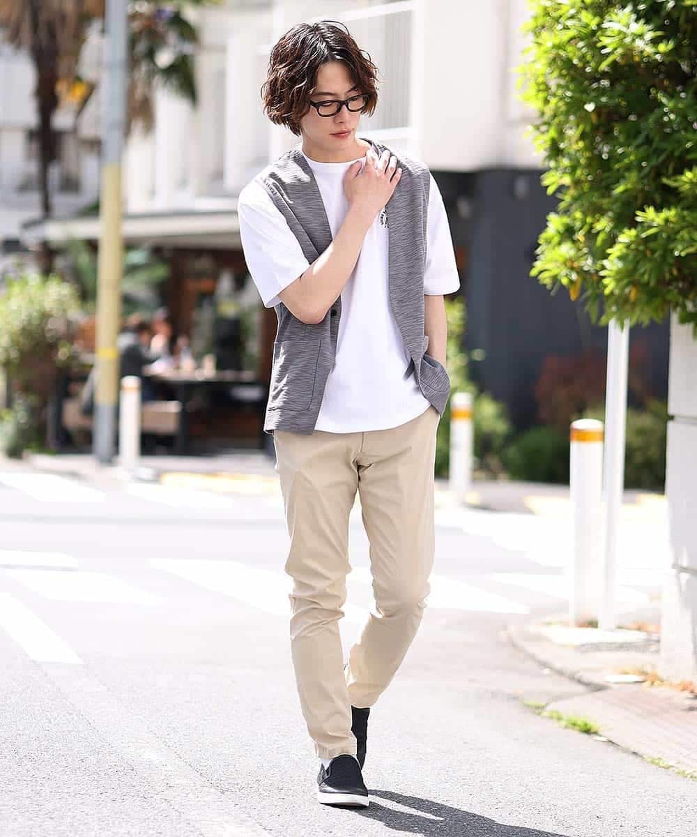 MKCHO40069 MK MICHEL KLEIN HOMME(MKミッシェルクランオム) ムライトレーヨンストレッチ グレー