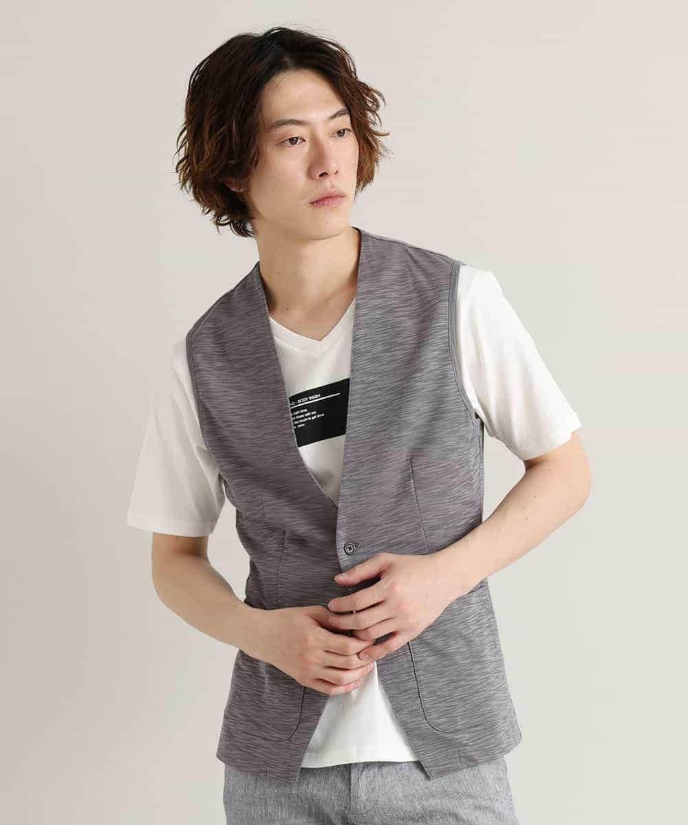 MKCHO40069 MK MICHEL KLEIN HOMME(MKミッシェルクランオム) ムライトレーヨンストレッチ グレー