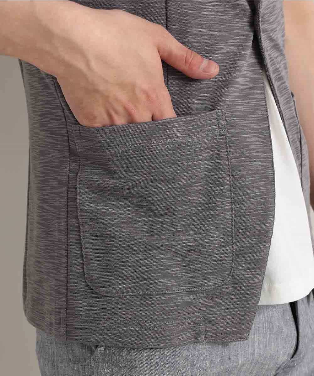 MKCHO40069 MK MICHEL KLEIN HOMME(MKミッシェルクランオム) ムライトレーヨンストレッチ グレー