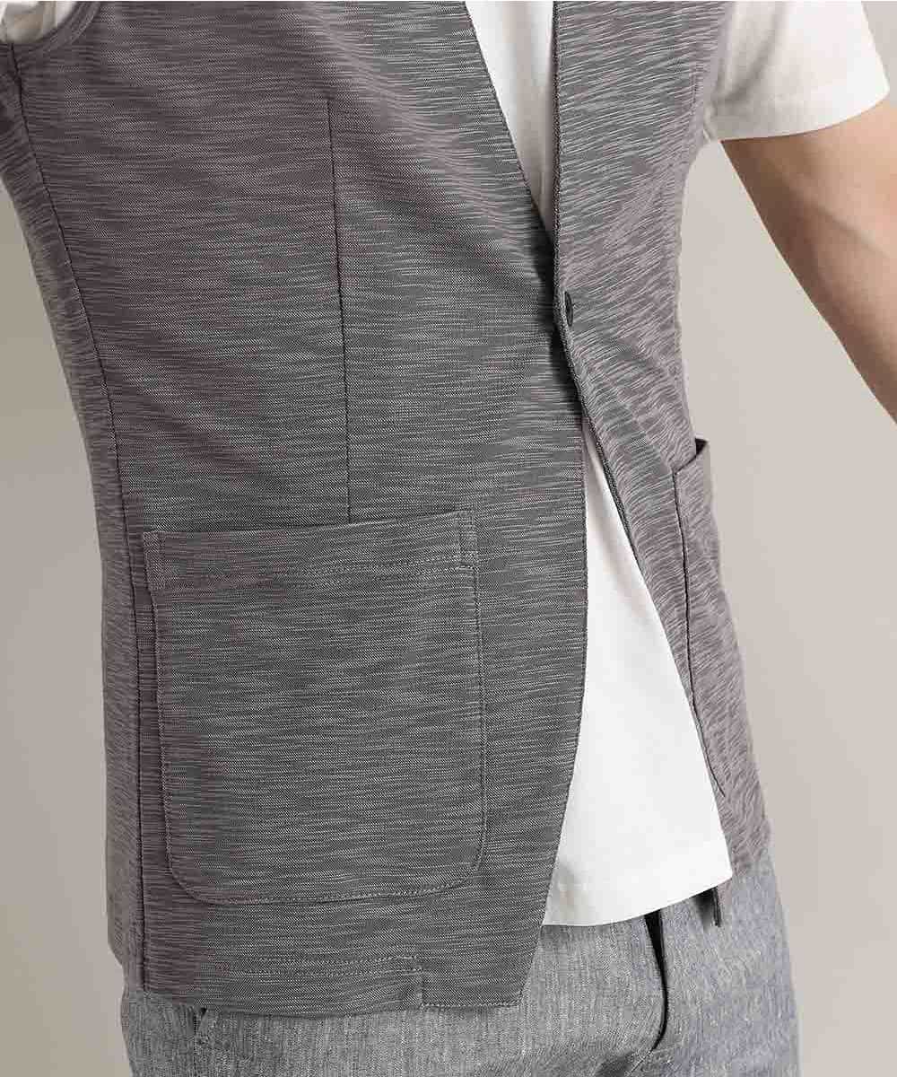 MKCHO40069 MK MICHEL KLEIN HOMME(MKミッシェルクランオム) ムライトレーヨンストレッチ グレー