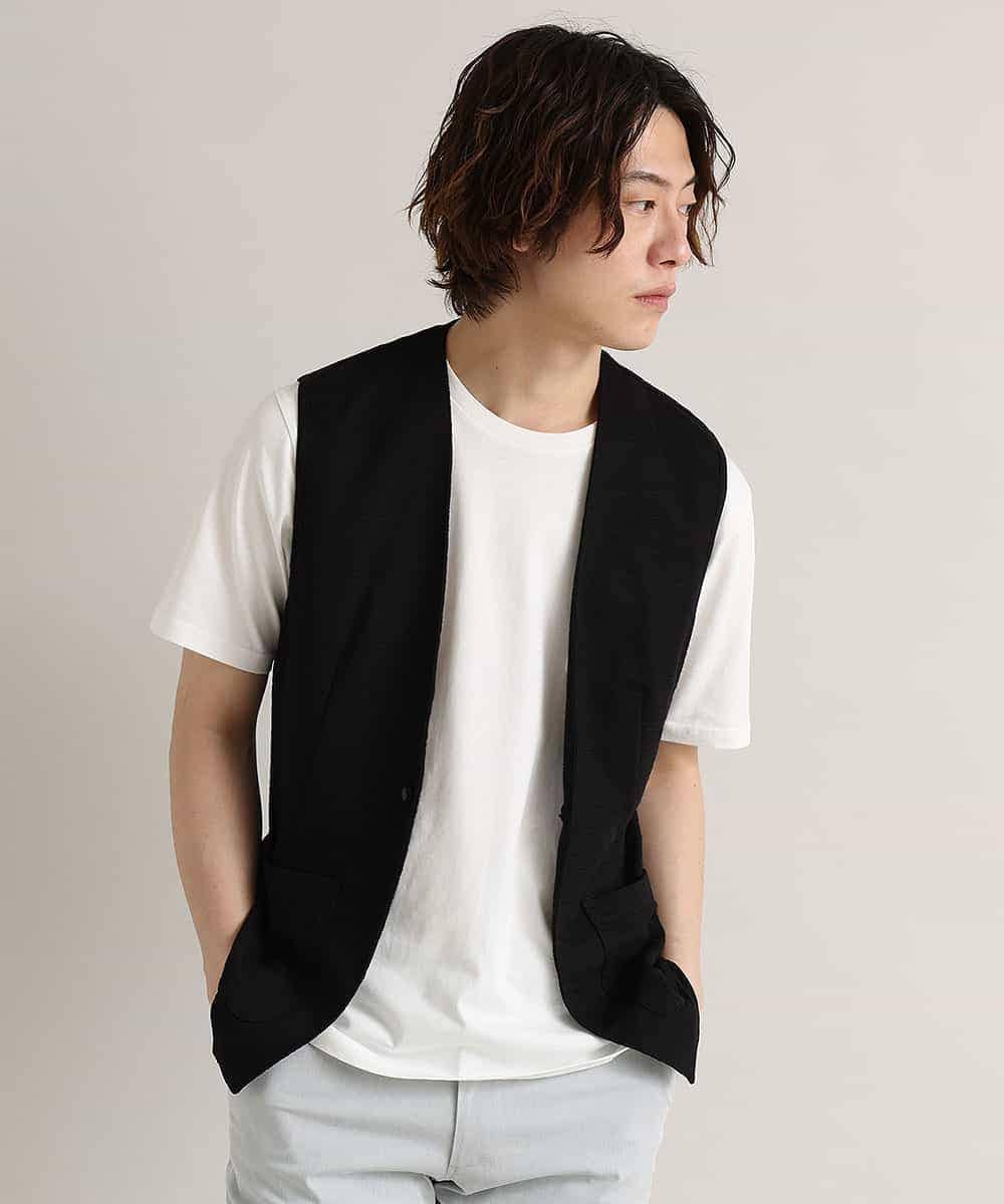 MKCHO40069 MK MICHEL KLEIN HOMME(MKミッシェルクランオム) ムライトレーヨンストレッチ ブラック
