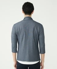 MKCHS68130 MK MICHEL KLEIN HOMME(MKミッシェルクランオム) サッカージャージジャケット ブルー(55)