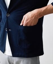MKCHS68130 MK MICHEL KLEIN HOMME(MKミッシェルクランオム) サッカージャージジャケット ネイビー(58)