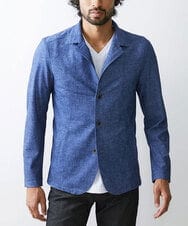 MKCHS69220 MK MICHEL KLEIN HOMME(MKミッシェルクランオム) コンバーチブルジャケット / TECドライメッシュ ブルー(55)