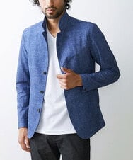 MKCHS69220 MK MICHEL KLEIN HOMME(MKミッシェルクランオム) コンバーチブルジャケット / TECドライメッシュ ブルー(55)