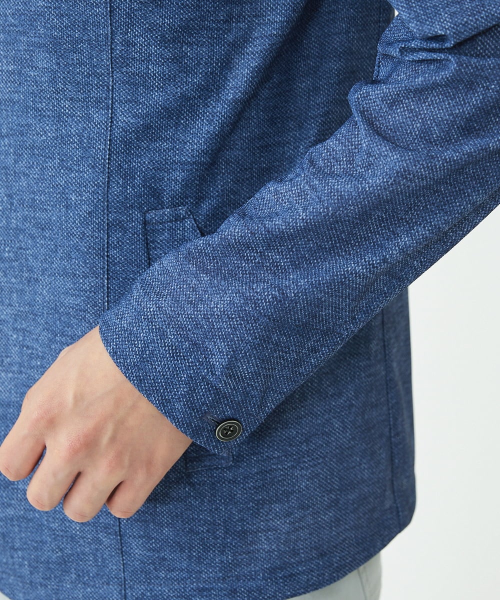 MKCHS69220 MK MICHEL KLEIN HOMME(MKミッシェルクランオム) ドライコンバーチブルジャケット ブルー(55)