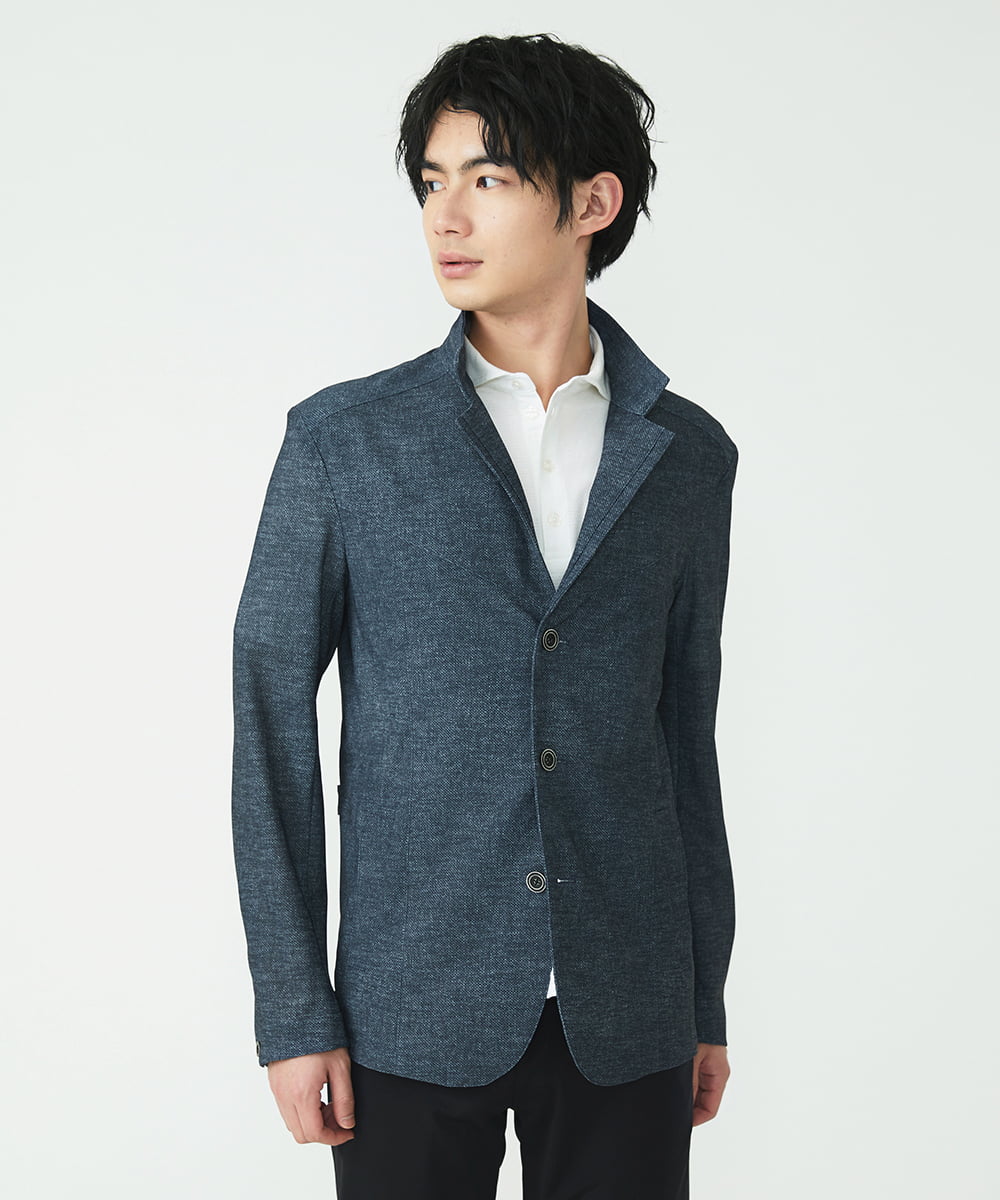 MKCHS69220 MK MICHEL KLEIN HOMME(MKミッシェルクランオム) ドライコンバーチブルジャケット ダークグレー(93)