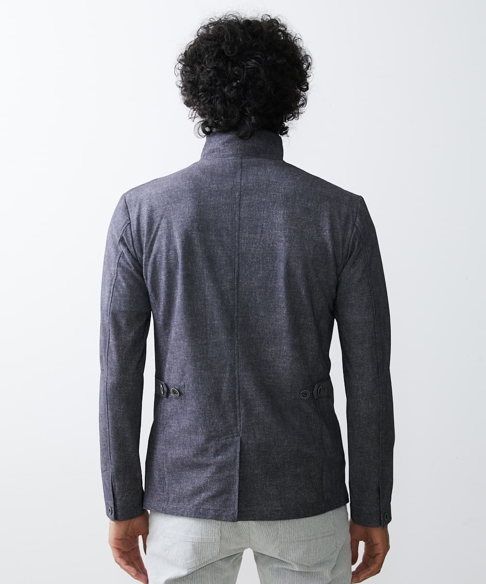 MKCHS69220 MK MICHEL KLEIN HOMME(MKミッシェルクランオム) コンバーチブルジャケット / TECドライメッシュ ダークグレー(93)