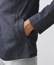 MKCHS69220 MK MICHEL KLEIN HOMME(MKミッシェルクランオム) コンバーチブルジャケット / TECドライメッシュ ダークグレー(93)