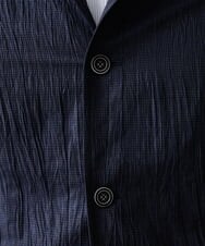 MKCHS74150 MK MICHEL KLEIN HOMME(MKミッシェルクランオム) リネンスタンドカーデ ネイビー(58)
