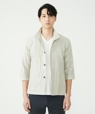 MKCHS74150 MK MICHEL KLEIN HOMME(MKミッシェルクランオム) リネンスタンドカーデ アイボリー(80)