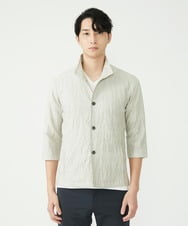MKCHS74150 MK MICHEL KLEIN HOMME(MKミッシェルクランオム) リネンスタンドカーデ アイボリー(80)