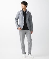 MKCHV75230 MK MICHEL KLEIN HOMME(MKミッシェルクランオム) スタンドジャケット / ヨウリュウワッシャー グレー