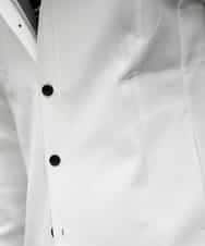 MKCII02120 MK MICHEL KLEIN HOMME(MKミッシェルクランオム) パーカー／スパンスムースポンチ ホワイト