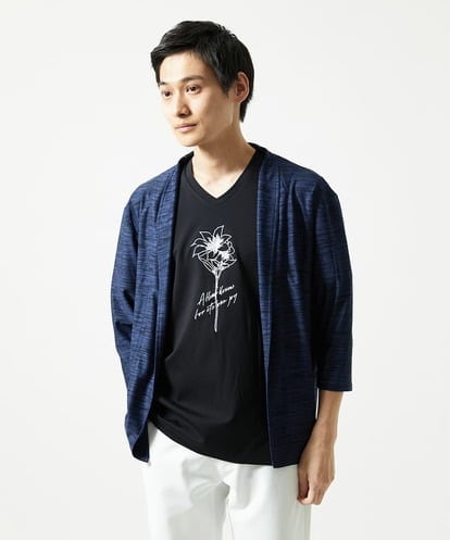 MKCJA15090 MK MICHEL KLEIN HOMME ブライトリネンタッチテンジクハオリ