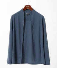 MKCJC31090 MK MICHEL KLEIN HOMME(MKミッシェルクランオム) 【接触冷感】スイングメッシュカーディガン ネイビー