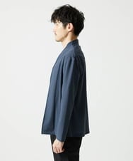 MKCJC31090 MK MICHEL KLEIN HOMME(MKミッシェルクランオム) 【接触冷感】スイングメッシュカーディガン ネイビー