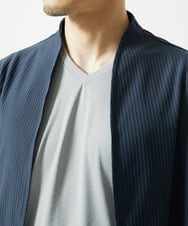 MKCJC31090 MK MICHEL KLEIN HOMME(MKミッシェルクランオム) 【接触冷感】スイングメッシュカーディガン ネイビー