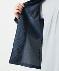MKCJC31090 MK MICHEL KLEIN HOMME(MKミッシェルクランオム) 【接触冷感】スイングメッシュカーディガン ネイビー