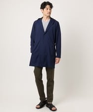 MKCJC32130 MK MICHEL KLEIN HOMME(MKミッシェルクランオム) 【接触冷感】スイングメッシュカーディガン ネイビー