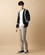 MKCJL03110 MK MICHEL KLEIN HOMME(MKミッシェルクランオム) パネルカーディガン ブラック