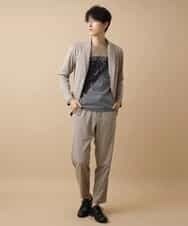 MKCJL05089 MK MICHEL KLEIN HOMME(MKミッシェルクランオム) カーディガン／TRプレーティング ベージュ