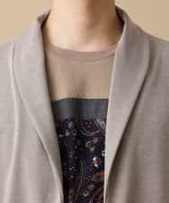 MKCJL05089 MK MICHEL KLEIN HOMME(MKミッシェルクランオム) カーディガン／TRプレーティング ベージュ