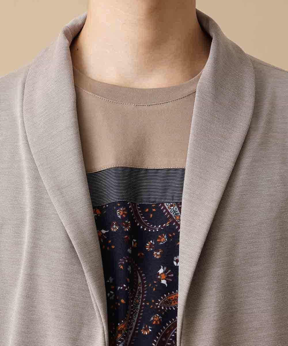 MKCJL05089 MK MICHEL KLEIN HOMME(MKミッシェルクランオム) カーディガン／TRプレーティング ベージュ