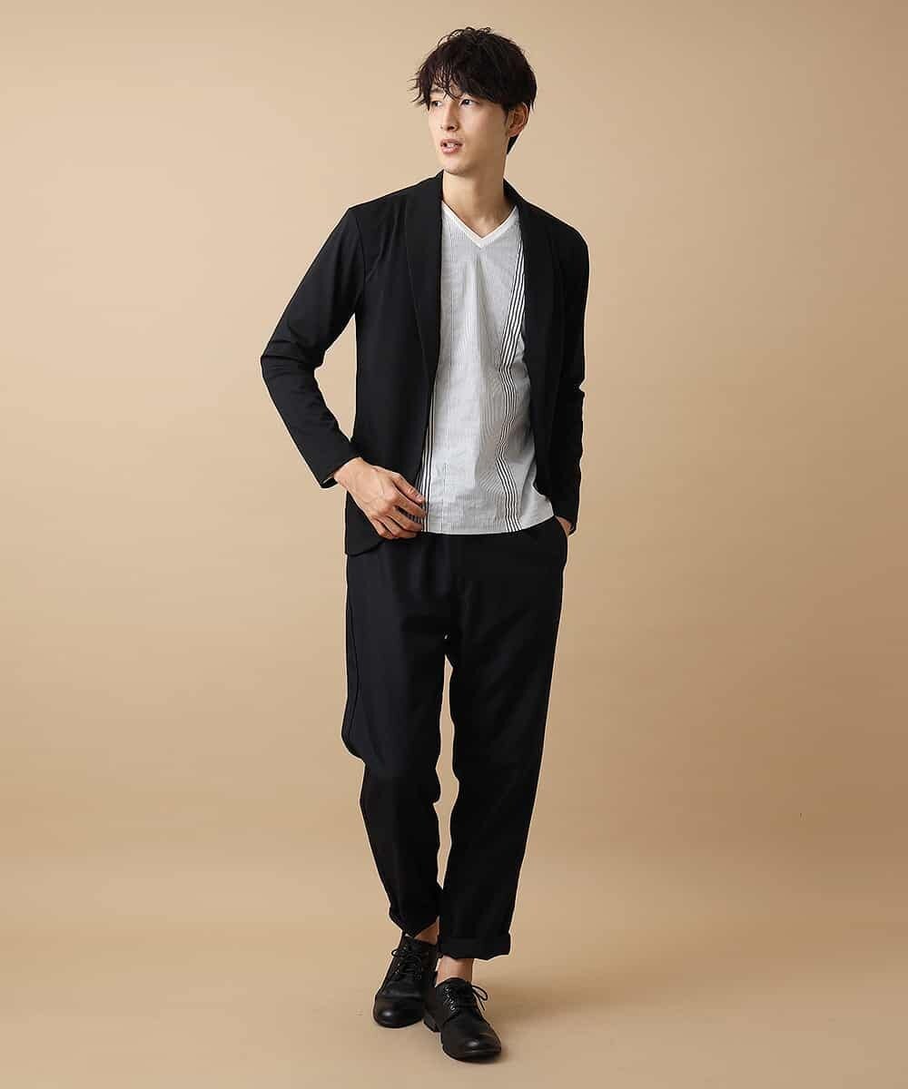 MKCJL05089 MK MICHEL KLEIN HOMME(MKミッシェルクランオム) カーディガン／TRプレーティング ブラック