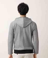 MKCJL06100 MK MICHEL KLEIN HOMME(MKミッシェルクランオム) パーカー／メッシュメランジラッセル グレー