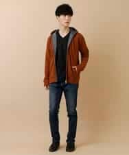 MKCJL10100 MK MICHEL KLEIN HOMME(MKミッシェルクランオム) パーカー／オニワッフル オレンジ