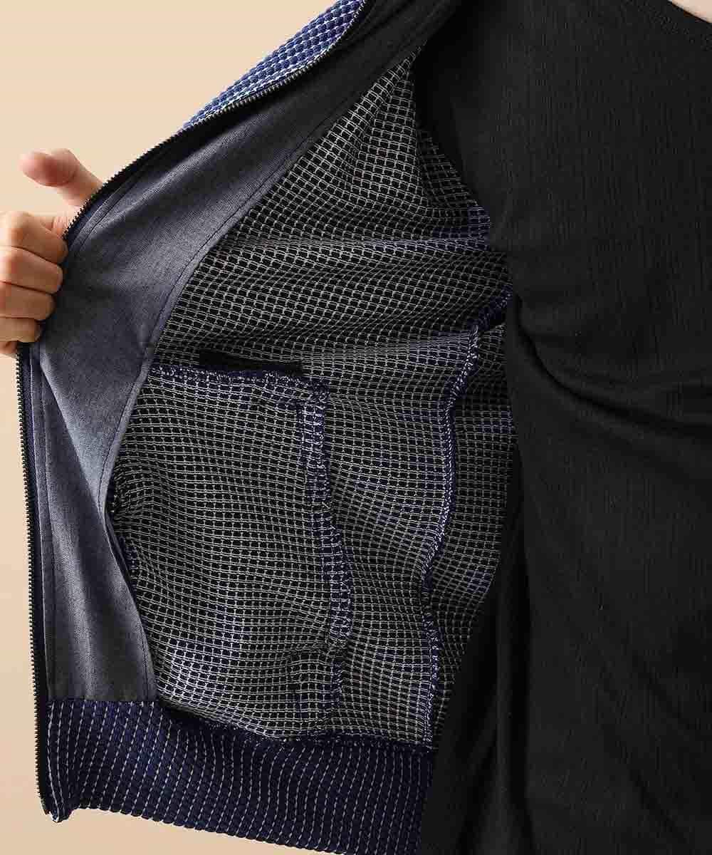 MKCJL10100 MK MICHEL KLEIN HOMME(MKミッシェルクランオム) パーカー／オニワッフル ブルー