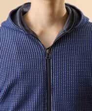 MKCJL10100 MK MICHEL KLEIN HOMME(MKミッシェルクランオム) パーカー／オニワッフル ブルー