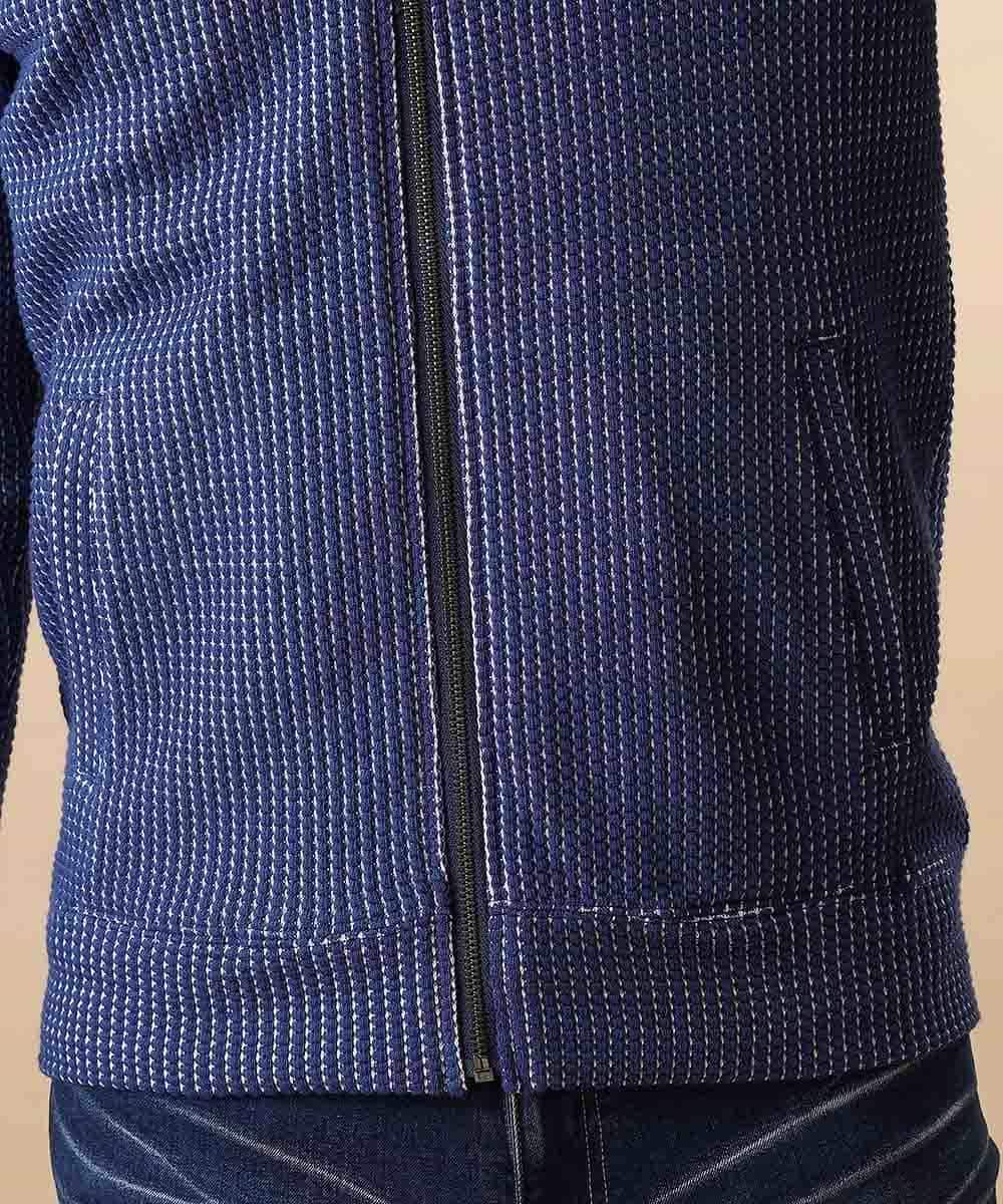 MKCJL10100 MK MICHEL KLEIN HOMME(MKミッシェルクランオム) パーカー／オニワッフル ブルー