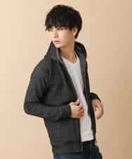 MKCJL10100 MK MICHEL KLEIN HOMME(MKミッシェルクランオム) パーカー／オニワッフル ブラック
