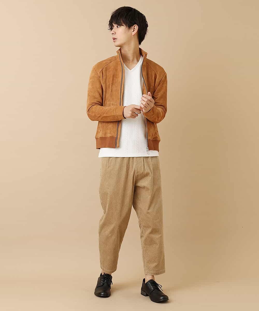 MKCJL11130 MK MICHEL KLEIN HOMME(MKミッシェルクランオム) ハイブリットスエード ベージュ