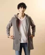 MKCJL13110 MK MICHEL KLEIN HOMME(MKミッシェルクランオム) カーディガン／シャドーツイーディー ブラウン